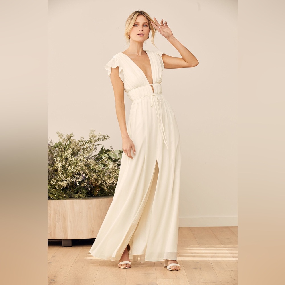 Lulu’s | I'm All Yours Ruffled Maxi Dress